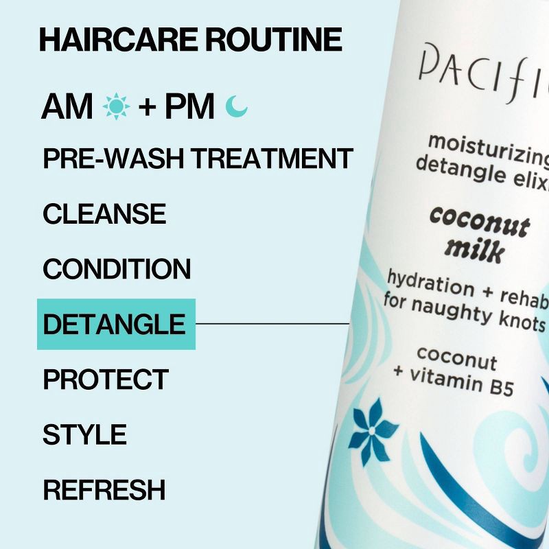 slide 4 of 10, Pacifica Coconut Milk Leave on Detangling and Repair Spray - 7 fl oz, 7 fl oz
