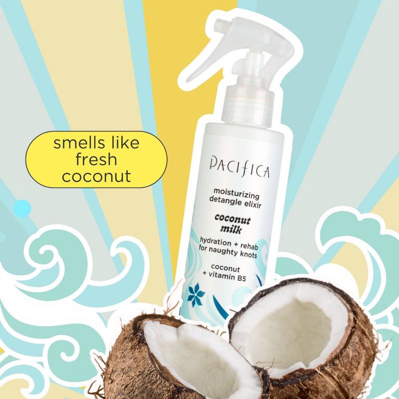 slide 5 of 9, Pacifica Coconut Milk Leave on Detangling and Repair Spray - 7 fl oz, 7 fl oz