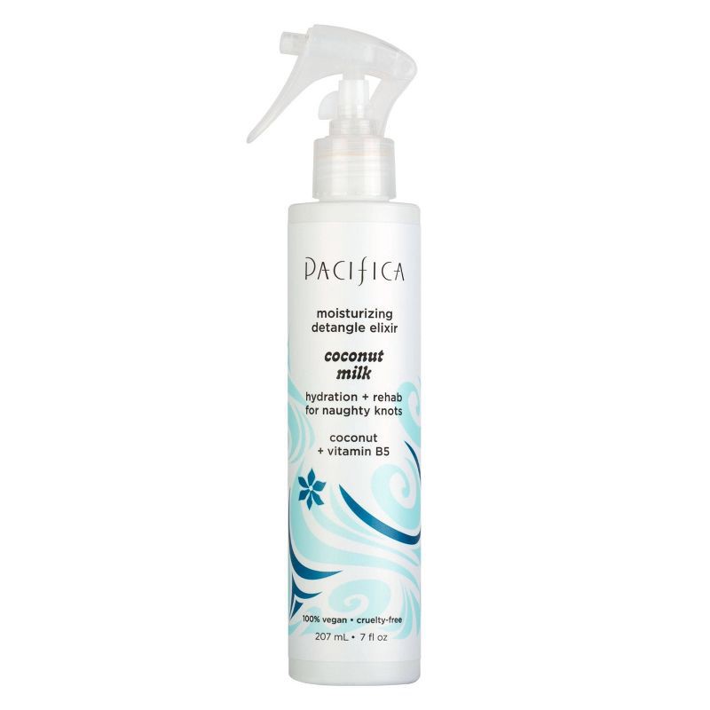 slide 1 of 9, Pacifica Coconut Milk Leave on Detangling and Repair Spray - 7 fl oz, 7 fl oz