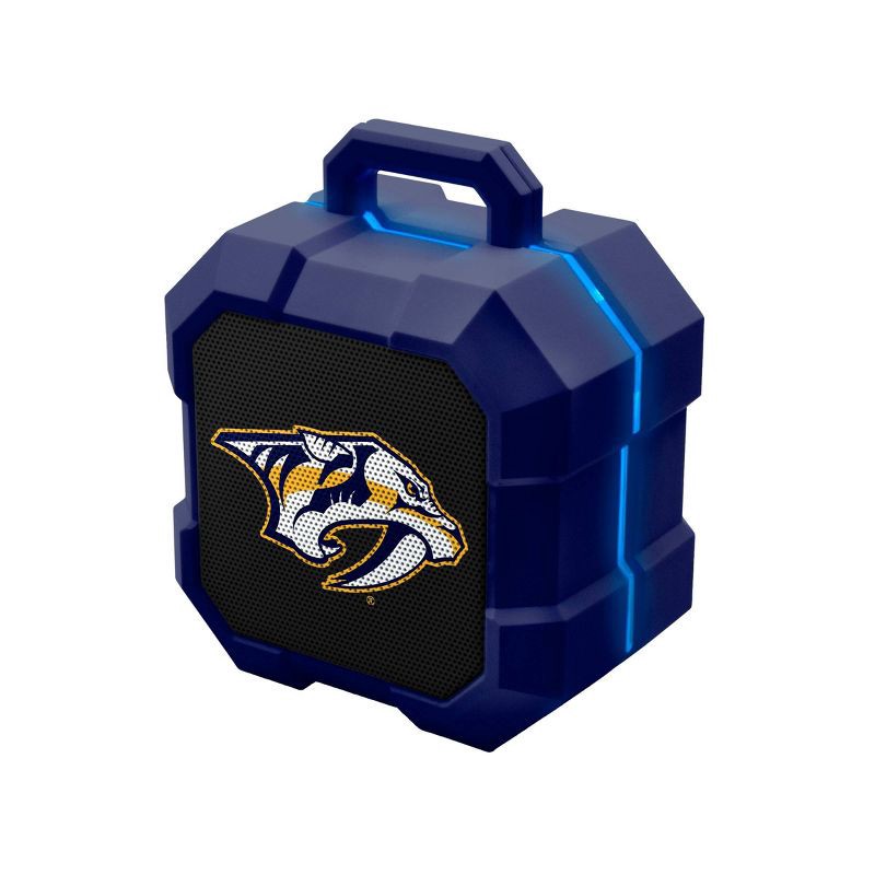 slide 1 of 3, NHL Nashville Predators LED Shock Box Speaker, 1 ct