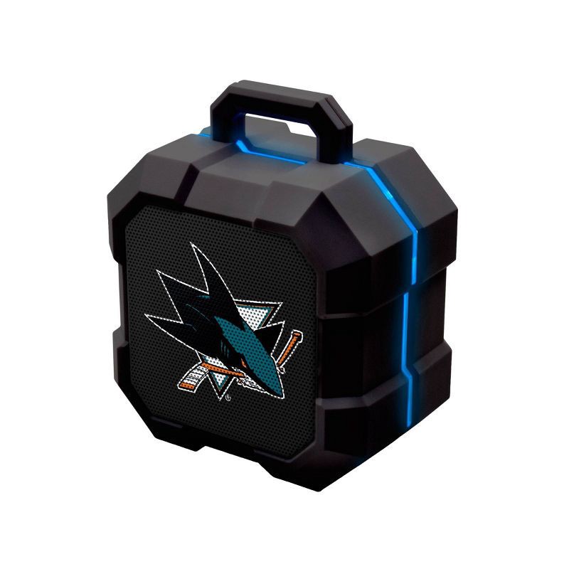 slide 1 of 3, NHL San Jose Sharks LED Shock Box Speaker, 1 ct