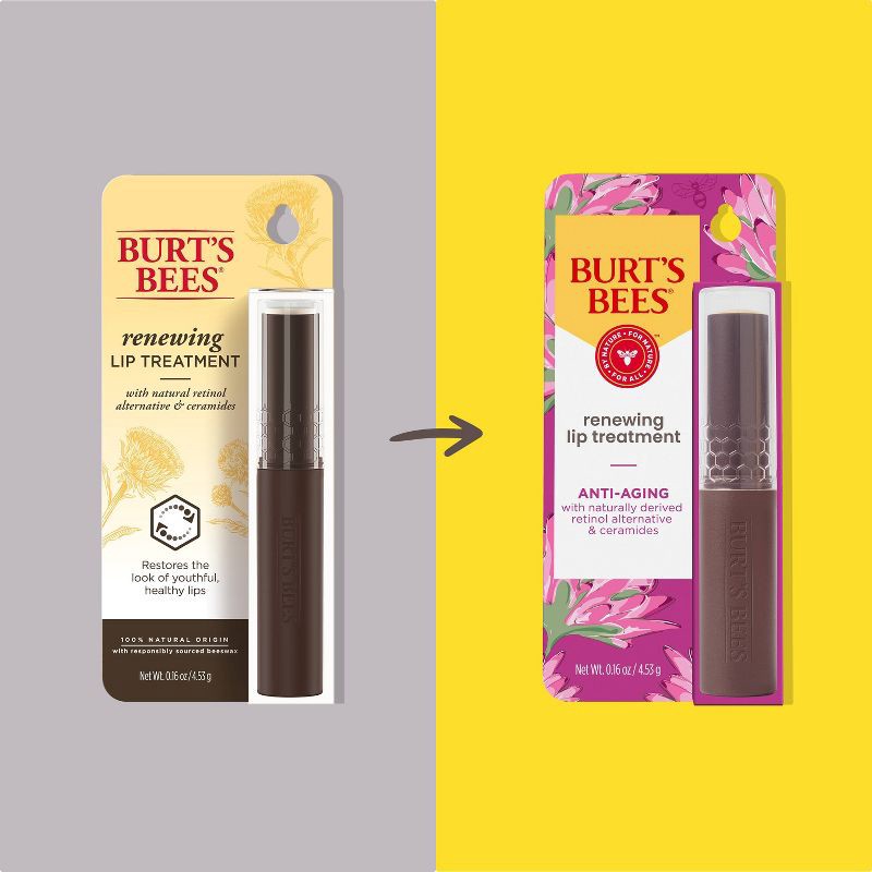 slide 3 of 13, Burt's Bees Renewing Lip Treatment - 0.16oz, 0.16 oz