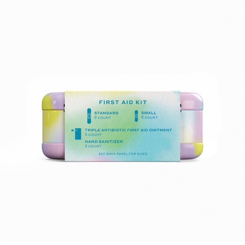 slide 7 of 8, Welly Kid's Quick Fix First Aid Bandage Travel Kit - Colorwash - 24ct, 24 ct