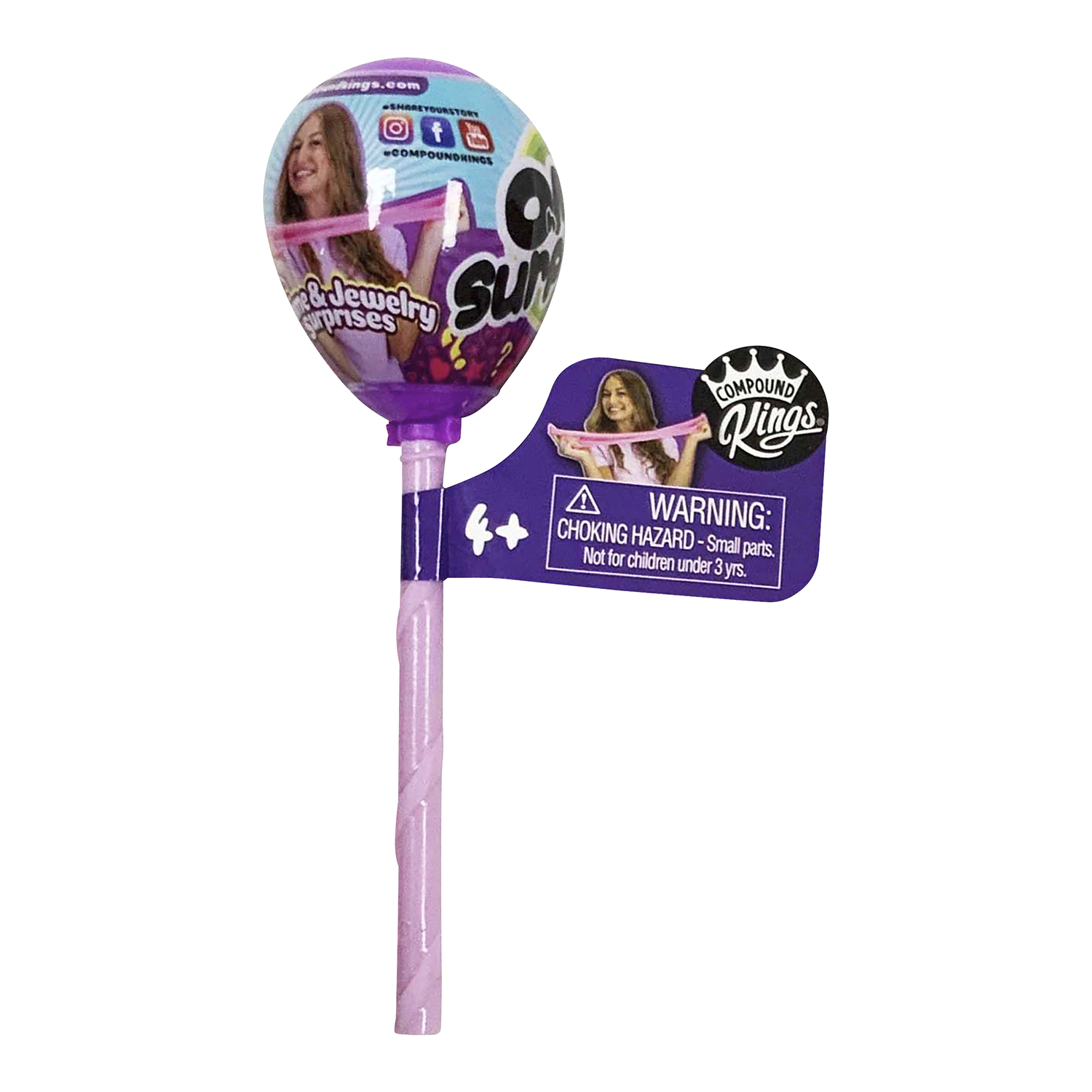 slide 3 of 4, OMG Jewelry Surprise Balloon Singles, 1 ct