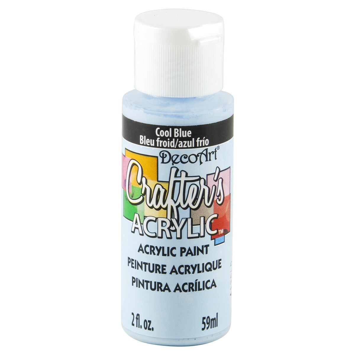 slide 1 of 1, Deco Art Crafter's Acrylic Paint, Cool Blue, 2 oz