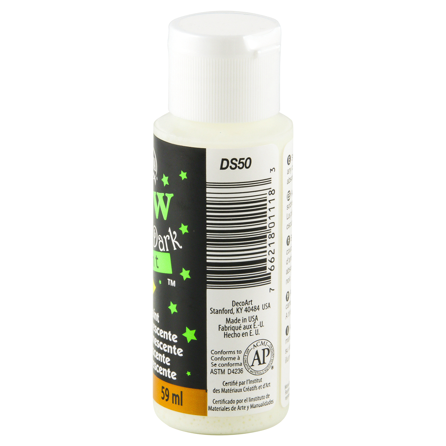 slide 3 of 3, Deco Art Glow in the Dark Paint, 2 oz