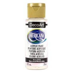 Deco Art Americana Acrylic Paint Warm White 2 Oz
