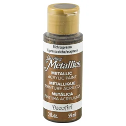 Deco Art Dazzling Metallics, Rich Espresso, 2 Fl Oz