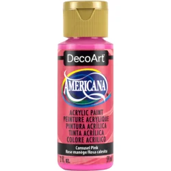 Americana Acrylic Paint, Carousel Pink