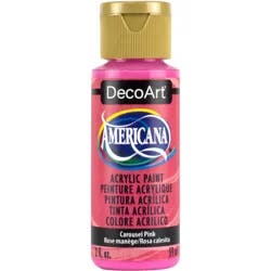 Americana Acrylic Paint, Carousel Pink