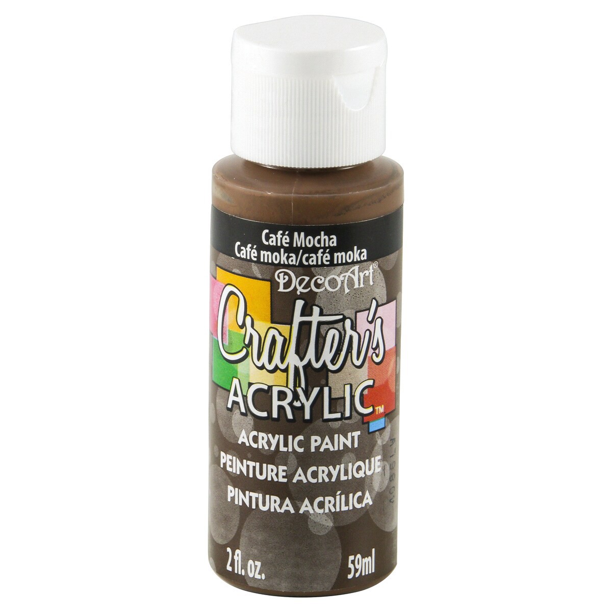 slide 1 of 1, Deco Art Crafter's Acrylic Paint, Cafe Mocha, 2 oz