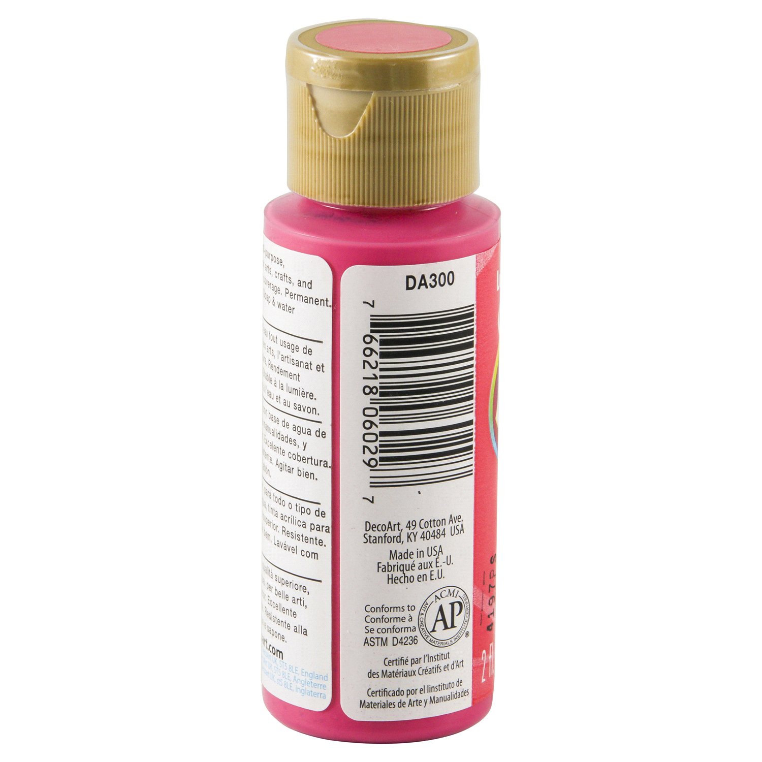 slide 2 of 3, Americana Paint Dragonfruit Bright Pink, 2 oz