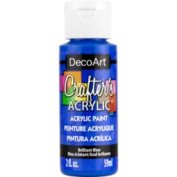 Deco Art Crafters Acrylic, Brilliant Blue, 2 Oz