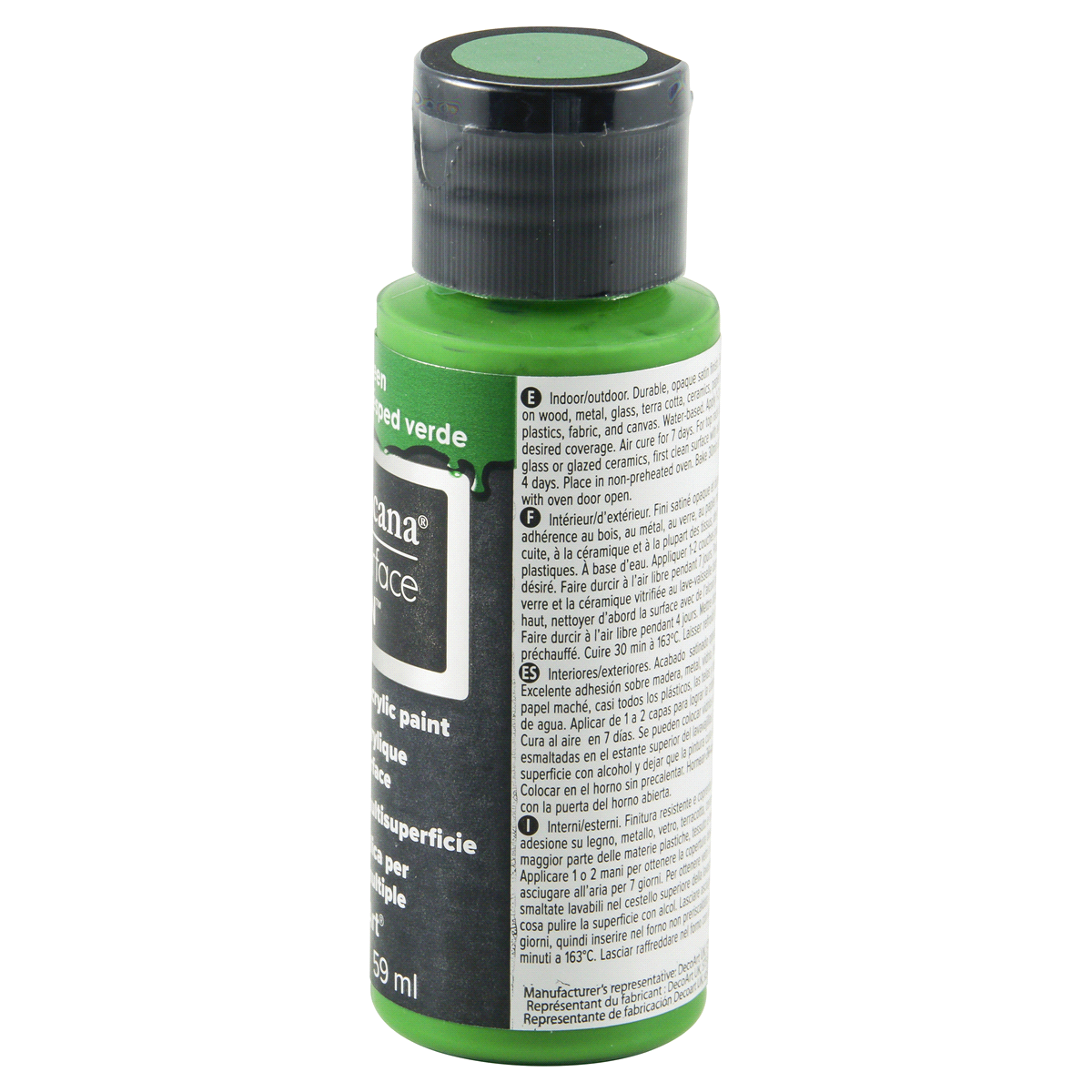 slide 4 of 4, Americana Multi Surface Paint Turf Green, 2 oz