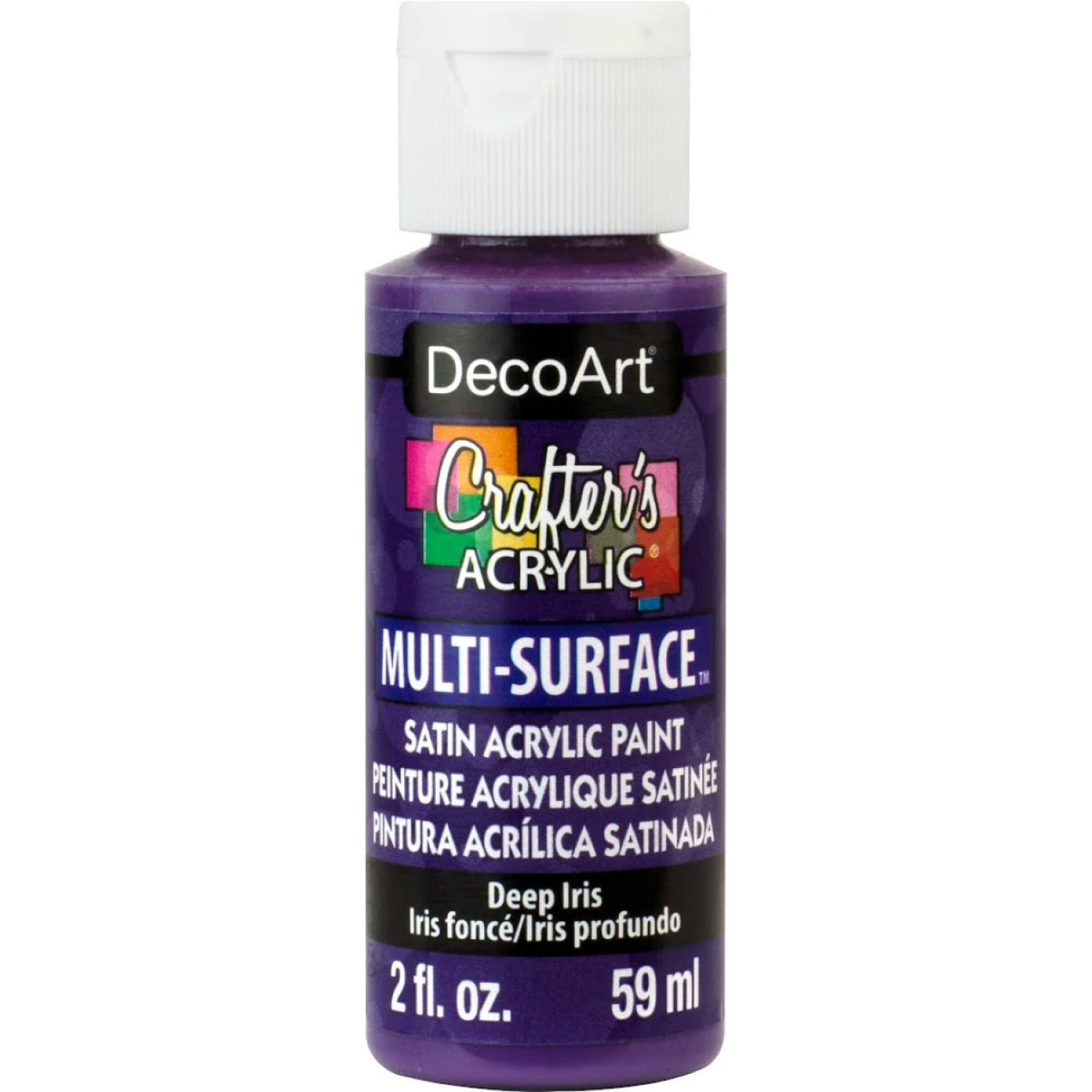 slide 1 of 1, Deco Art Crafters Multi Surface Deep Iris, 2 oz