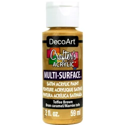 Deco Art Crafters Multi Surface, Toffee Brown, 2 Oz