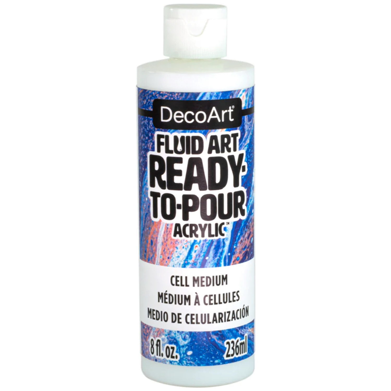 slide 1 of 1, Deco Art FluidArt Cell Medium, 8 oz
