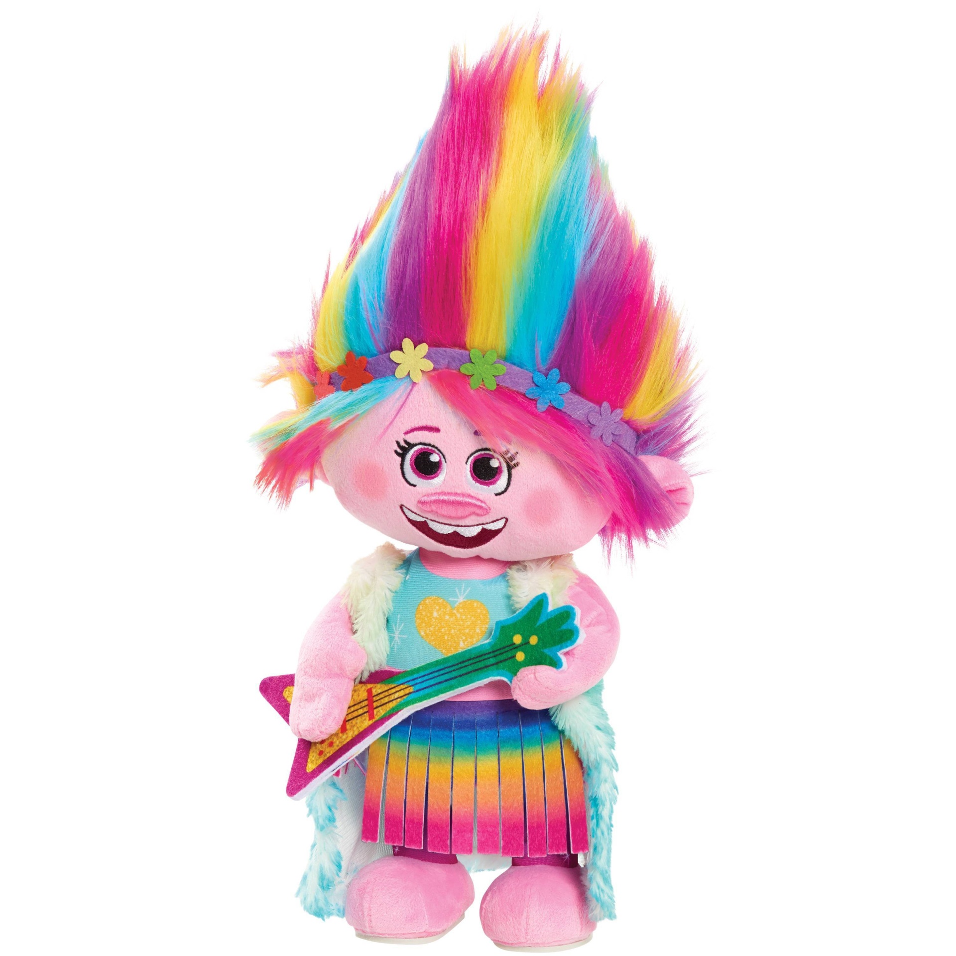 slide 1 of 3, Trolls Feature Plush Doll, 1 ct