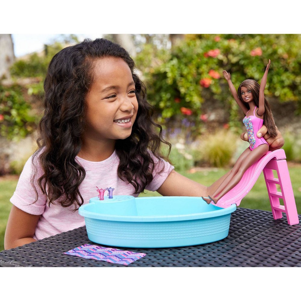 slide 4 of 6, Barbie Pool & Doll Playset, 1 ct