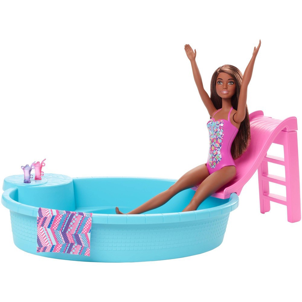 slide 6 of 6, Barbie Pool & Doll Playset, 1 ct