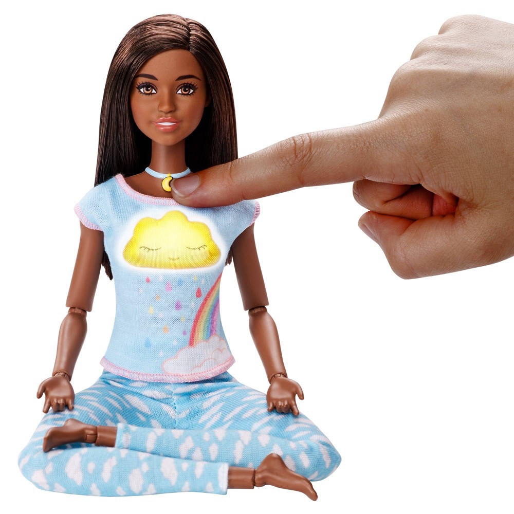 slide 5 of 6, Barbie Breathe With Me Meditation Brunette Doll, 1 ct