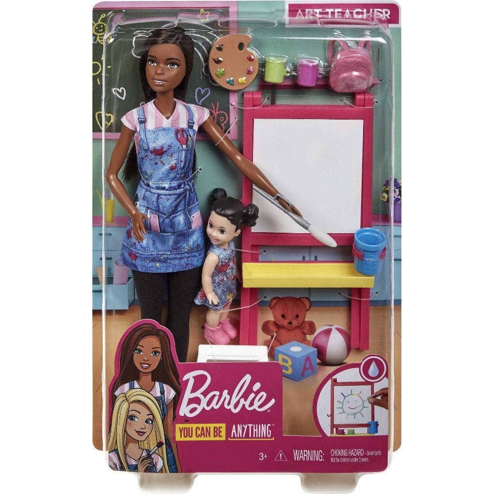 slide 6 of 6, Barbie You Can Be Anything Art Teacher Brunette Doll, 1 ct