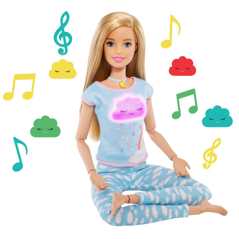 slide 5 of 6, Barbie Breathe With Me Meditation Blonde Doll, 1 ct