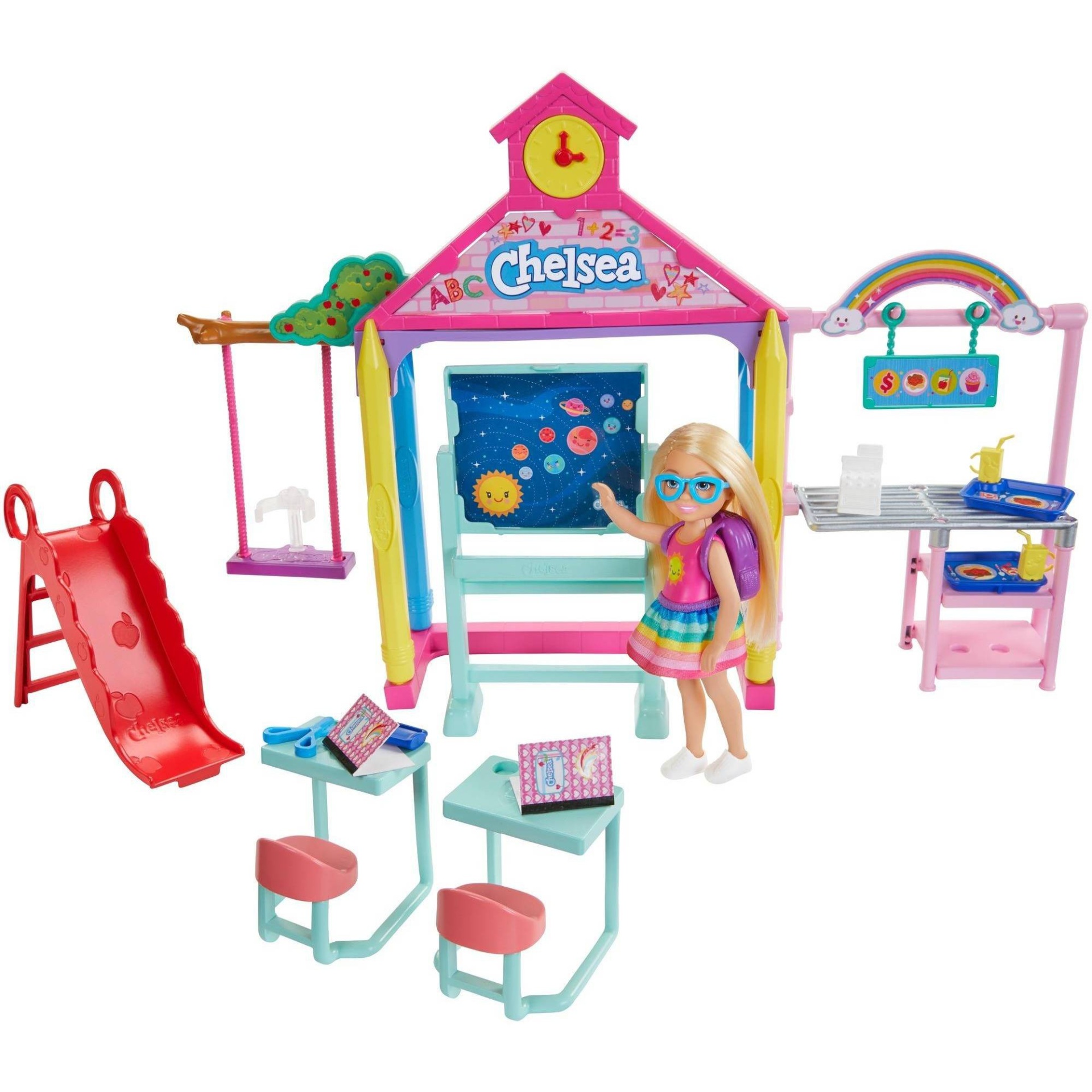 slide 1 of 6, Barbie Club Chelsea School Doll Playset, 1 ct