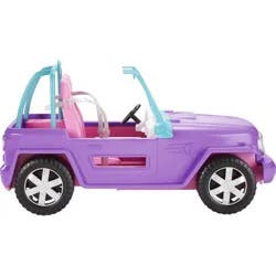 Barbie Off-Road Vehicle Purple with Pink Seats and Rolling Wheels