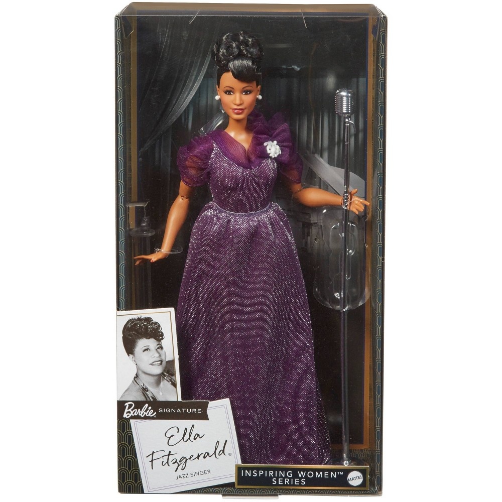 slide 6 of 6, Barbie Signature Ella Fitzgerald Inspiring Women Collector Doll, 1 ct