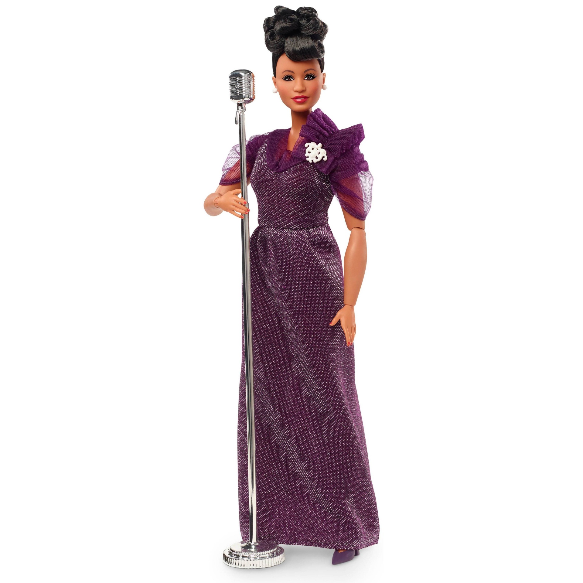 slide 1 of 6, Barbie Signature Ella Fitzgerald Inspiring Women Collector Doll, 1 ct