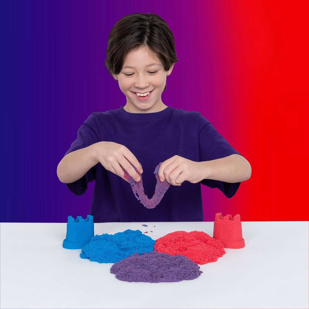 slide 3 of 9, Kinetic Sand Rainbow Mix Set, 1 ct