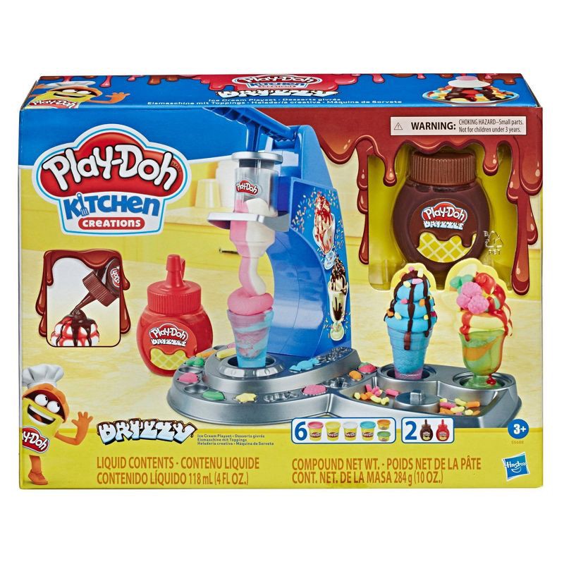 slide 1 of 6, Play-Doh Kitchen Creations Drizzy Ice Cream Playset, 1 ct