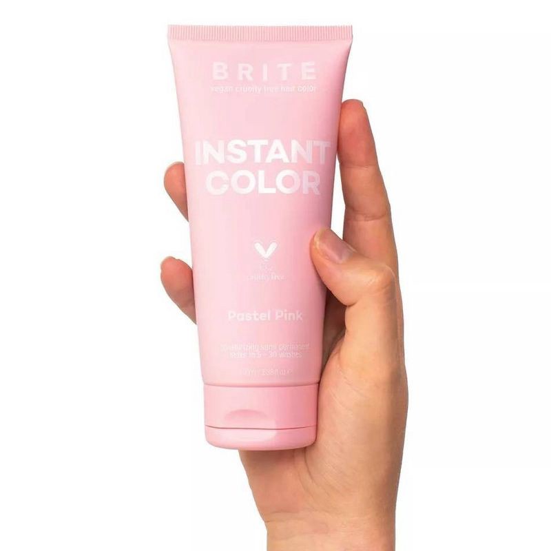 slide 2 of 11, BRITE Instant Semi-Permanent Moisturizing Hair Color - Pastel Pink - 3.38 fl oz, 3.38 fl oz