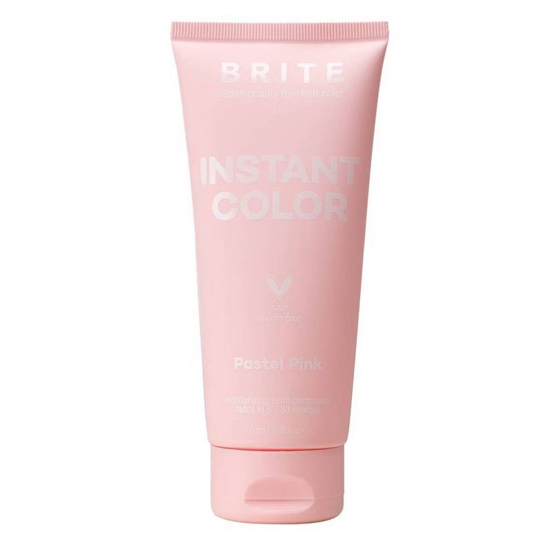 slide 1 of 11, BRITE Instant Semi-Permanent Moisturizing Hair Color - Pastel Pink - 3.38 fl oz, 3.38 fl oz