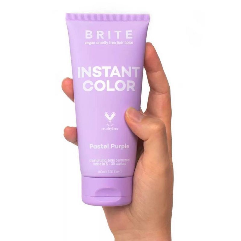 slide 2 of 15, BRITE Instant Semi-Permanent Moisturizing Hair Color - Pastel Purple - 3.38 fl oz, 3.38 fl oz