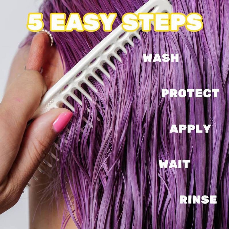 slide 4 of 15, BRITE Instant Semi-Permanent Moisturizing Hair Color - Pastel Purple - 3.38 fl oz, 3.38 fl oz