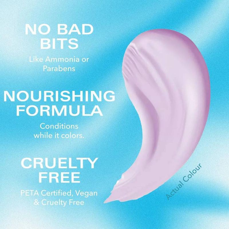 slide 8 of 15, BRITE Instant Semi-Permanent Moisturizing Hair Color - Pastel Purple - 3.38 fl oz, 3.38 fl oz