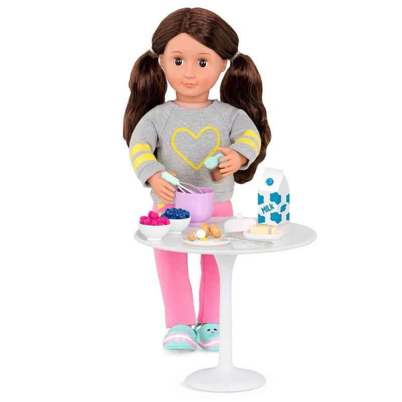 slide 2 of 4, Our Generation Wake Up to Flavor Pancake Accessory Set for 18" Dolls, 1 ct
