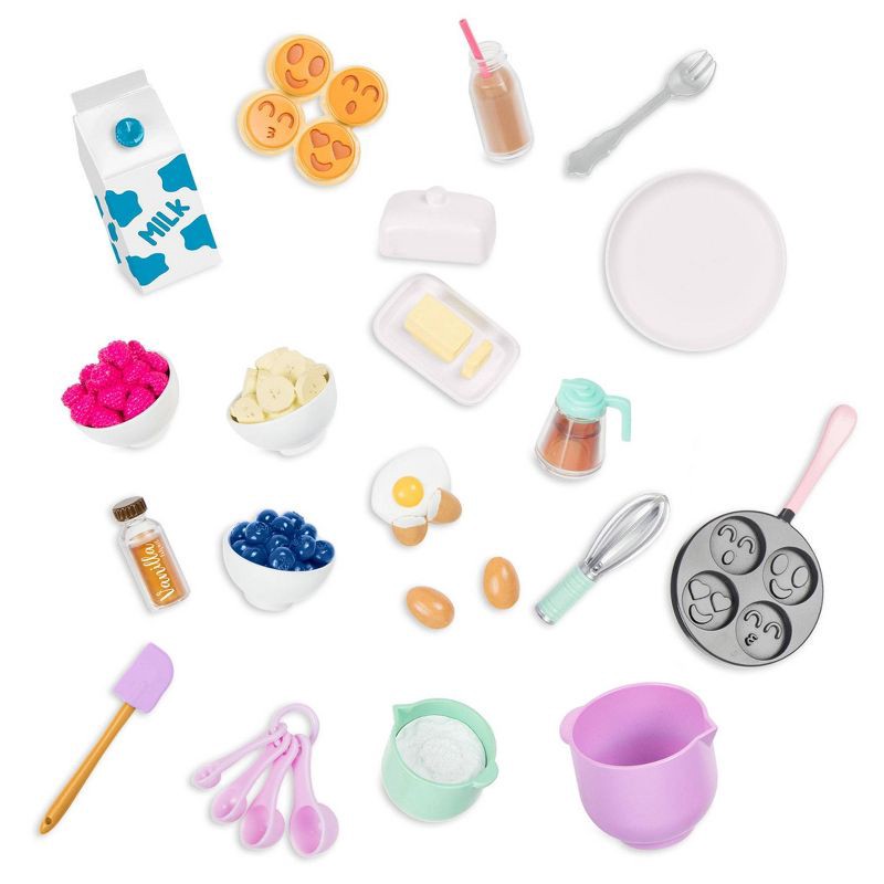 slide 1 of 4, Our Generation Wake Up to Flavor Pancake Accessory Set for 18" Dolls, 1 ct