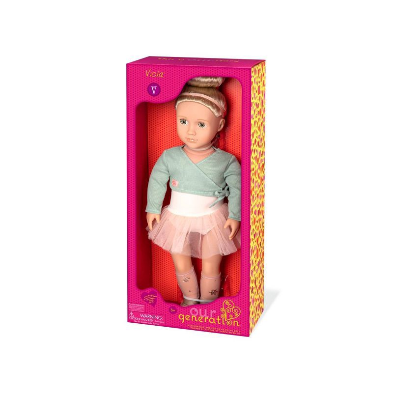 slide 4 of 4, Our Generation Viola 18" Ballet Doll, 1 ct