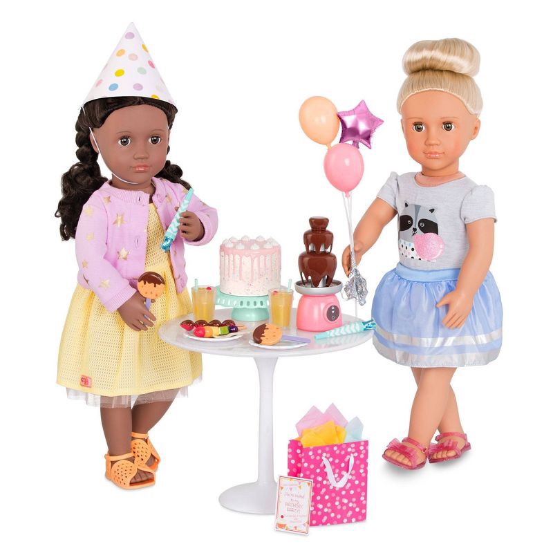slide 2 of 4, Our Generation Sweet Celebration Birthday Party Accessory Set for 18" Dolls, 1 ct