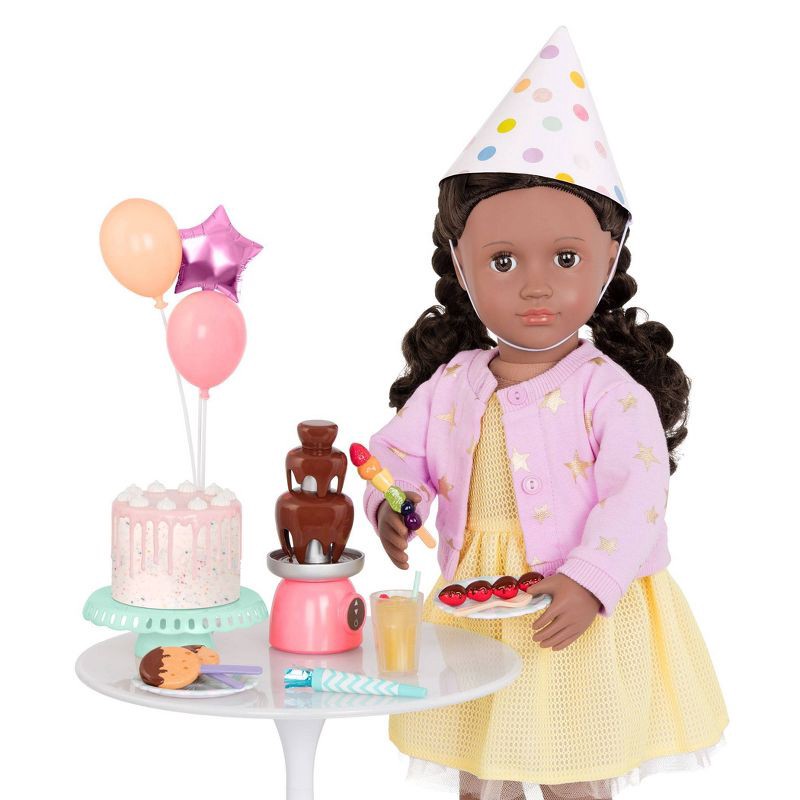 slide 3 of 4, Our Generation Sweet Celebration Birthday Party Accessory Set for 18" Dolls, 1 ct