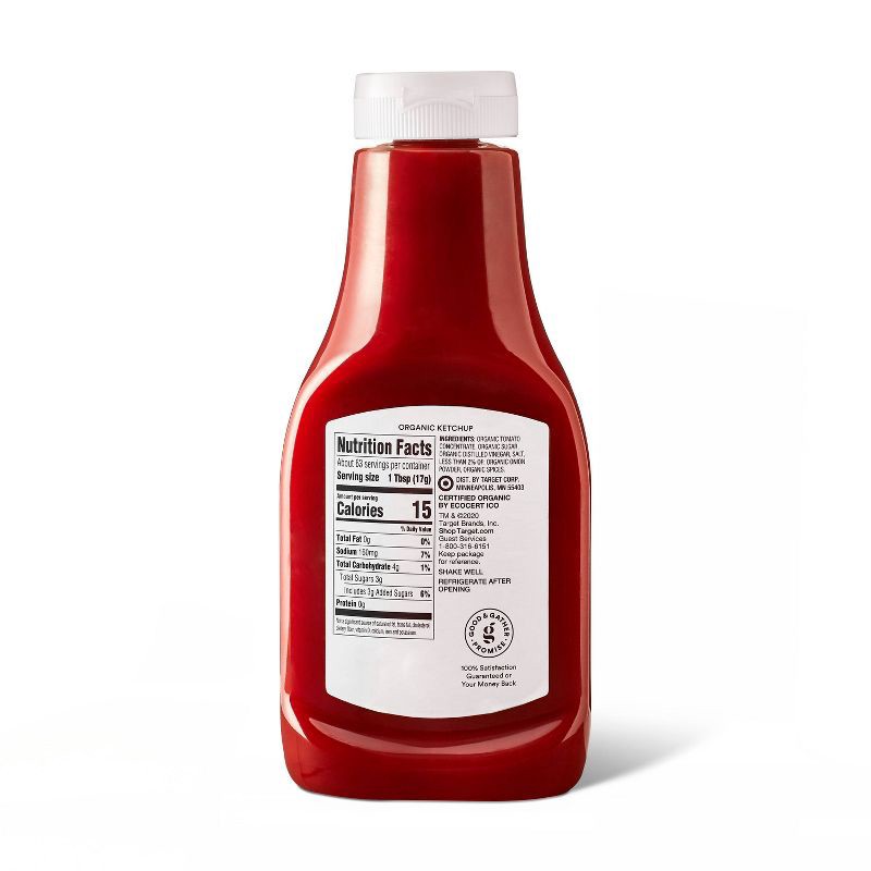 slide 3 of 3, Organic Ketchup - 38oz - Good & Gather™, 38 oz