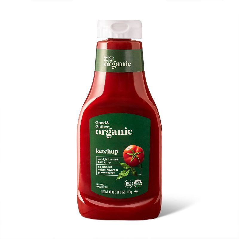 slide 1 of 3, Organic Ketchup - 38oz - Good & Gather™, 38 oz