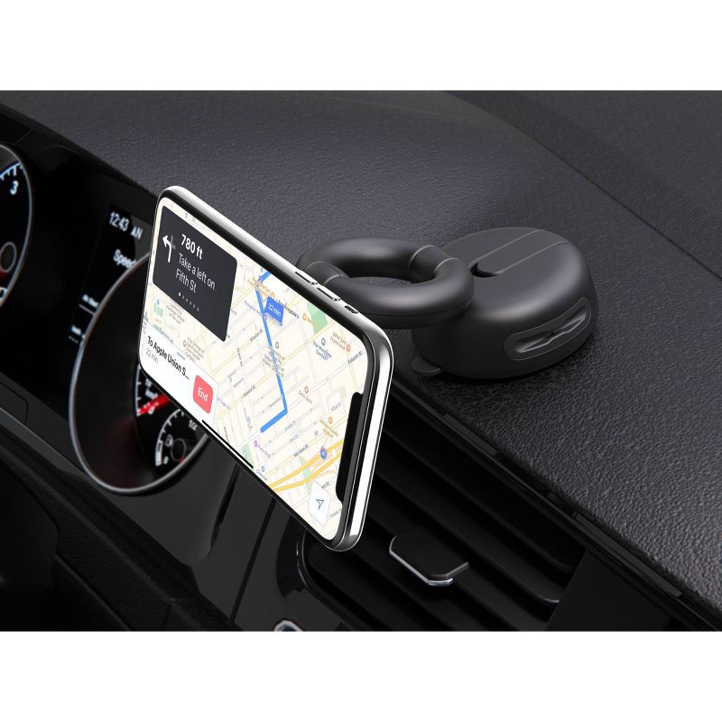 slide 5 of 7, PopSockets PopMount Desk Car Dash & Windshield Mount - Black, 1 ct