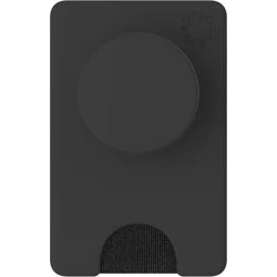 PopSockets PopWallet with PopGrip Cell Phone Grip & Stand - Black