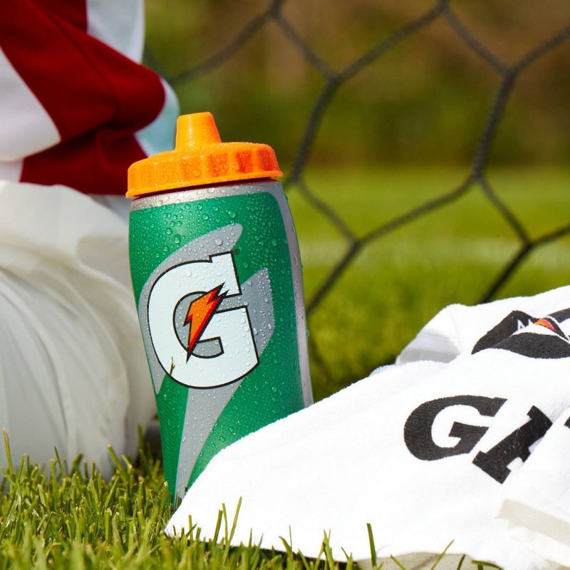 slide 4 of 4, Gatorade Gatorskin Bottle 32oz: BPA-Free Plastic Portable Drinkware, 32 oz