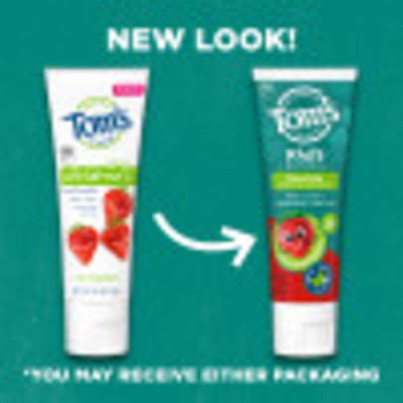 slide 3 of 13, Tom's of Maine Silly Strawberry Kids' Anticavity Fluoride Toothpaste - 5.1oz, 5.1 oz