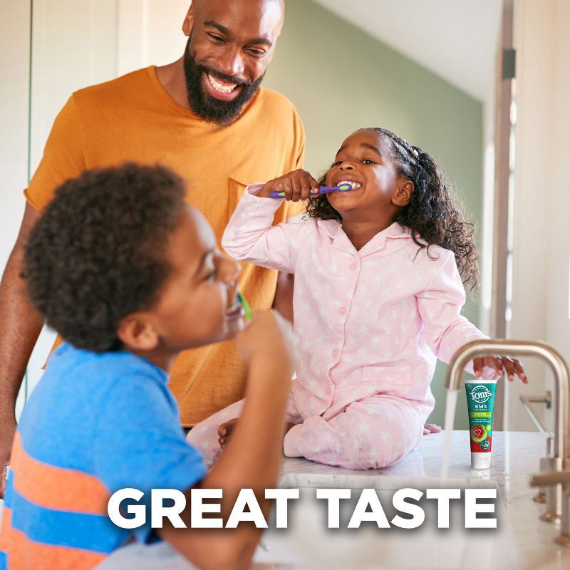 slide 5 of 13, Tom's of Maine Silly Strawberry Kids' Anticavity Fluoride Toothpaste - 5.1oz, 5.1 oz